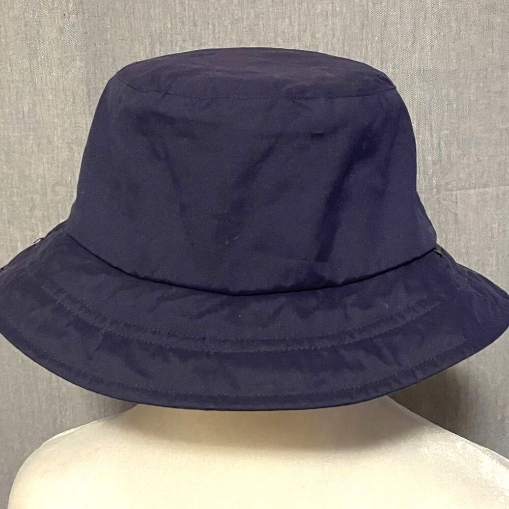 Sun Mountain Waterproof Bucket Hat Navy Golf Rain Wide Brim